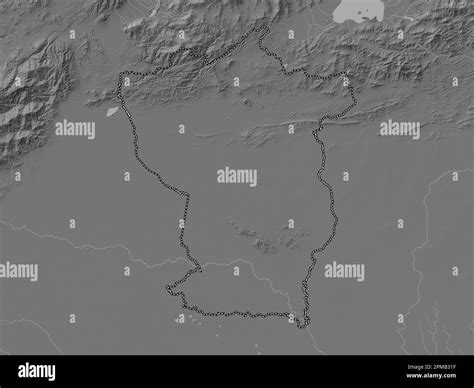 Cojedes Estado De Venezuela Mapa De Elevaci N De Dos Niveles Con