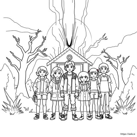 Disegni Da Colorare Di Stranger Things Gratis Da Stampare