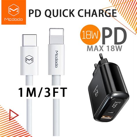 Mcdodo USB Cable Type C To Lightning Fast Charge PD Cable Mcdodo