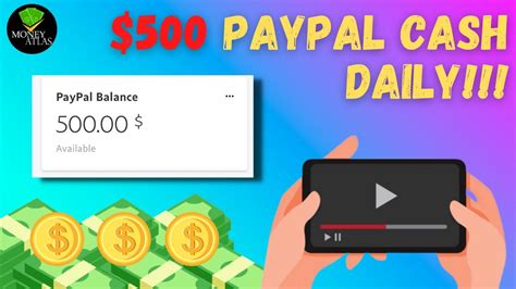 Earn 500 PayPal Cash And More Daily By Watching Videos Make PayPal