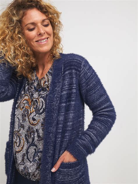 Diane Laury Gilet Cardigan Bleu Femme Des Marques Vous