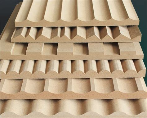 Curved Corrugated Molding Board 3d Carved Mdf Wall Boards 3d Wall Panel