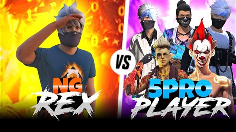 Ng Rex Vs 5 Pro Player 1v5🤯🔥 🤖 Nonstop Gaming💻🛑 Nonstopgaming