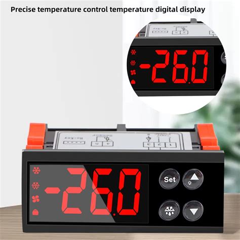 Digital Thermostat Hygrostat Temperature Humidity Controller AC 110V