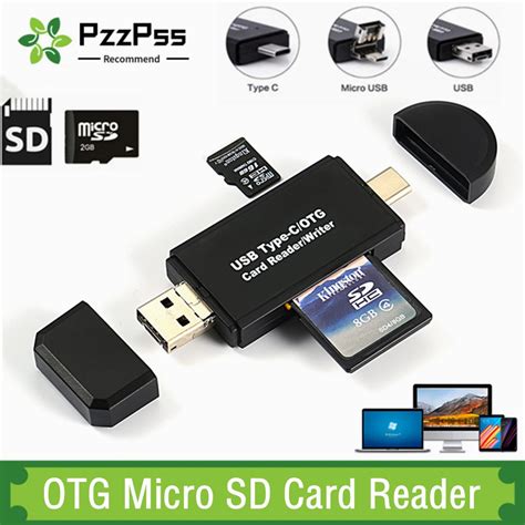 Usb Leitor De Cart O Usb C Tipo C Otg Micro Leitor De Cart O Sd