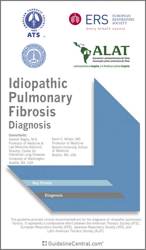 Diagnosis of Idiopathic Pulmonary Fibrosis Guidelines Pocket Guide ...