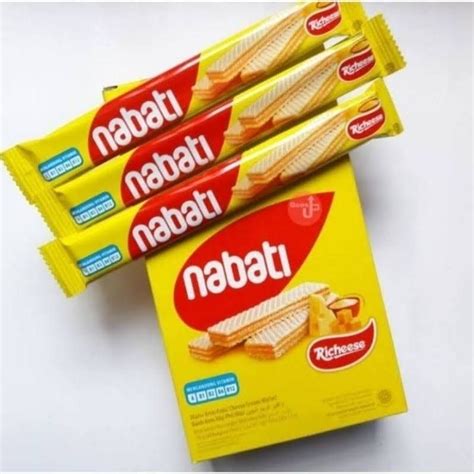 Jual Wafer Nabati Richeese 1 Box Isi 20 Pcs Wafer Keju Shopee Indonesia