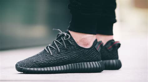 Adidas Yeezy 350 Boost Pirate Black Sneaker Bar Detroit