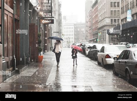 Rainy streets in New York City, United States Stock Photo - Alamy