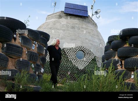 Eco architect MICHAEL REYNOLDS, founder of Earthship Biotecture ...