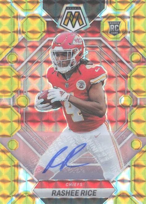 Rashee Rice 2023 Mosaic 357 Rookie Autographs Gold 10 Raw Price