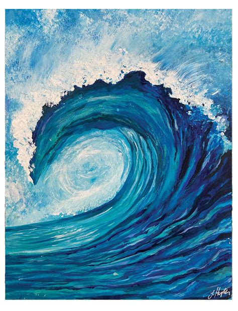 Surf Wave Art Print — Oceanside Art Studio