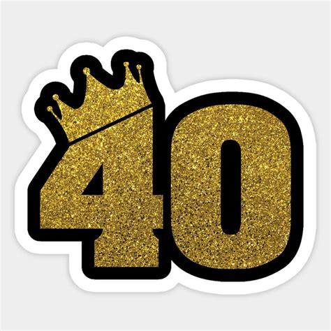 40 Years And Awesome Birthday By Bozarslan 40th Birthday Cake Topper