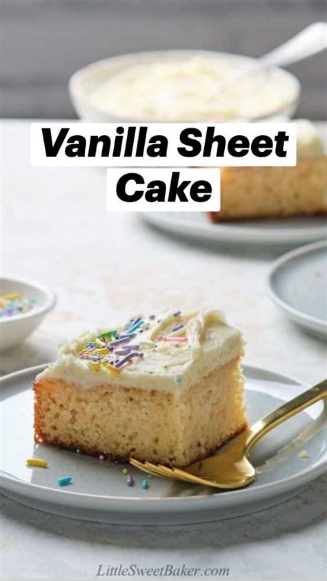 Vanilla Sheet Cake Artofit