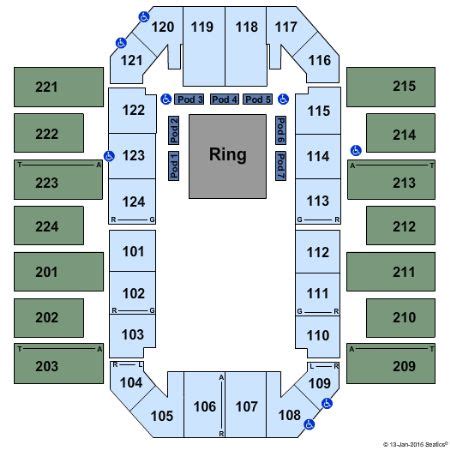 James Brown Arena Tickets and James Brown Arena Seating Chart - Buy ...