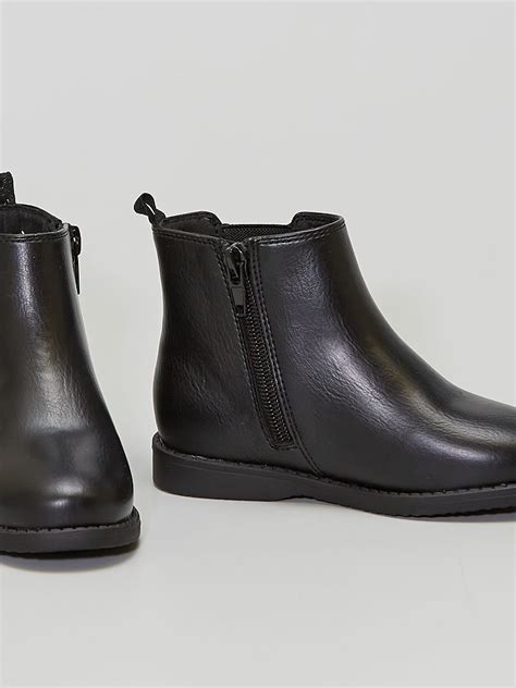 Boots Type Chelsea Noir Kiabi