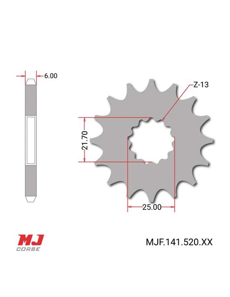 Ritzel F R Cfmoto Mt Mj Corse