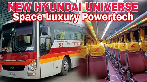 New Hyundai Universe Space Luxury Powertech Bus Trips Update Roxas