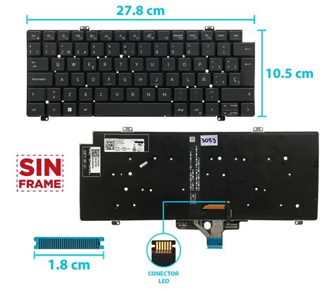 TECLADO DELL LATITUDE 542 5421 7420 7520 7521 0CW3R5 DLM20F73USJ698