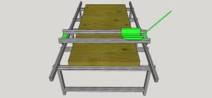 TOT Dustless Router Sled GreenOak