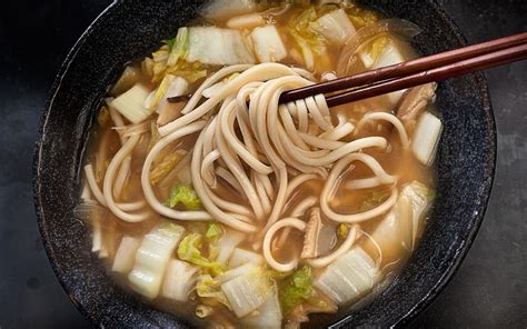 Miso Soup With Napa Cabbage And Udon Recipe Recipe Udon Recipe Napa Cabbage Recipes Napa