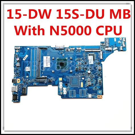 Original For Hp 15 Dw 15s Du Laptop Motherboard With N5000 Cpu L51988