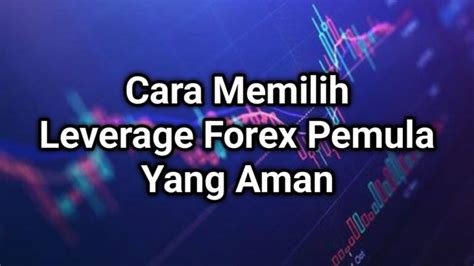 2 Cara Memilih Leverage Forex Pemula Yang Aman Prayoga Id