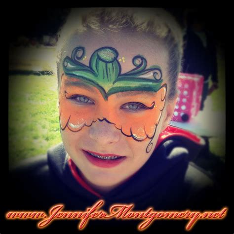 Pumpkin Face Painting at PaintingValley.com | Explore collection of ...