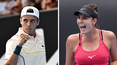 Open D Australie Les Sensations Oc Ane Dodin Et Arthur Cazaux En Es