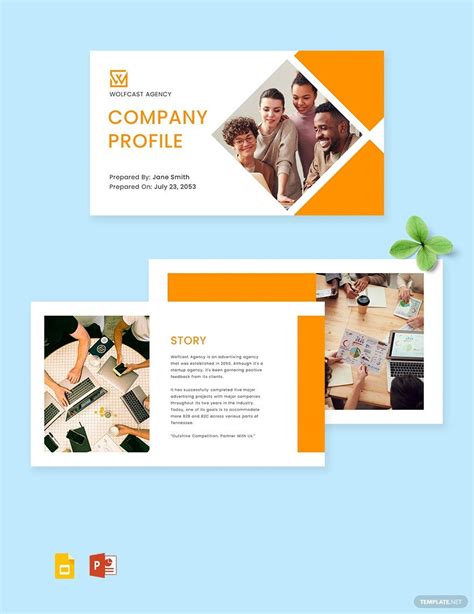 Startup Agency Company Profile Template - Download in PowerPoint ...