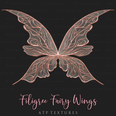 Png Filigree Fairy Wing Overlays Set Diy Fairy Wings Wings