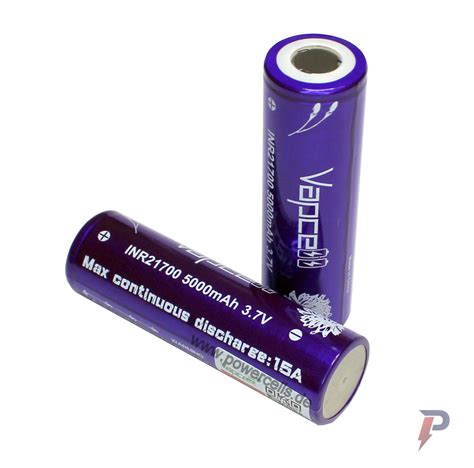 Vapcell 21700 5000mAh 15A 3 6 3 7 V Lithium Ionen Battery