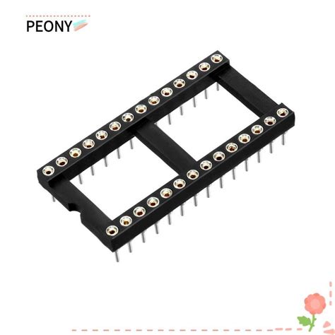 Peonypavilion อะแดปเตอรซอกเกตชป IC DIP 28 Pins ทรงกลม ตดตงงาย 2