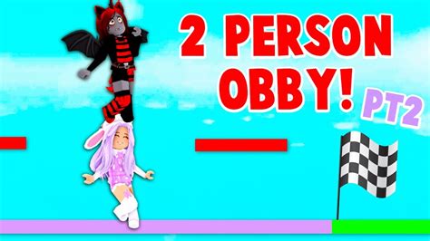 2 Person Obby With Cutie Part 2 Roblox Youtube