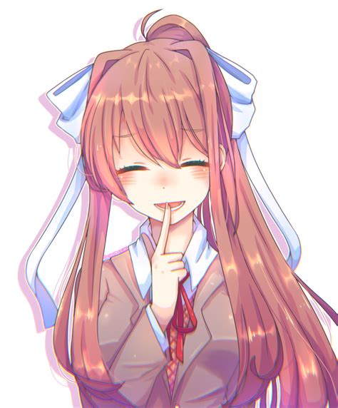 Monika Doki Doki Literature Club Image By Potatocchi 2634162