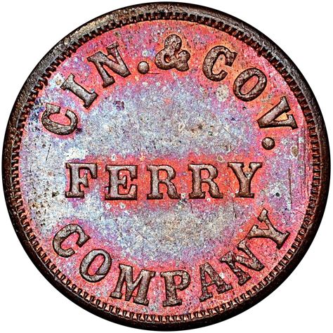 Civilwartokens Oh W A R Ngc Ms Rb Rare Ferry