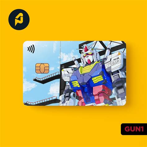 GUNDAM Series 4 ATM Debit Card Skin Cover Waterproof High