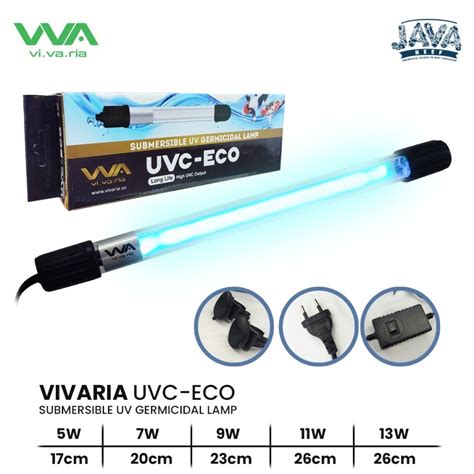 Jual Vivaria Uvc Eco Ultra Violet Penjernih Air Aquarium Lampu Uv