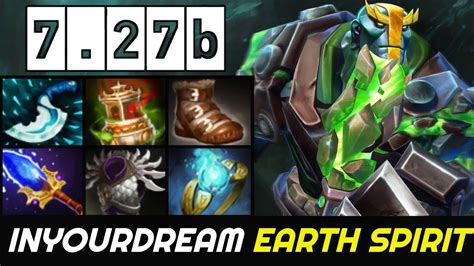 INYOURDREAM First Game On New 7 27b Patch With Earth Spirit Dota 2