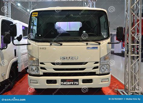 Isuzu Nqr Loading Truck At Manila Commercial Vehicle Show In Pasay