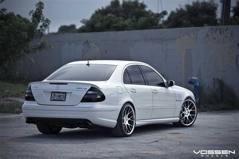 Blacked Out Accents and Custom Rims on Beautiful Mercedes E-Class ...