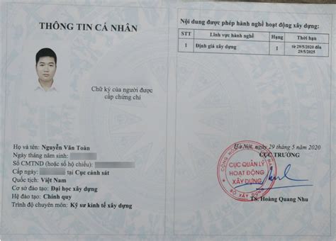 Chứng chỉ giám sát công tác xây dựng là gì