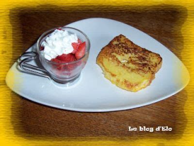 Pain Perdu Au Fraises Chantilly Recette Ptitchef