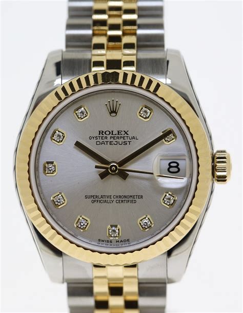 Rolex Oyster Perpetual Datejust 31 In 18ct Yellow Gold And Stainless