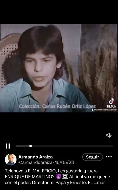 As Luc A Armando Araiza Juanito En La Telenovela El Maleficio Hace