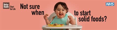 Nhs Better Health Start Introducing Solid Foods The Link