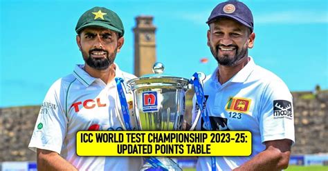 Icc World Test Championship 2023 25 Points Table After Second Test