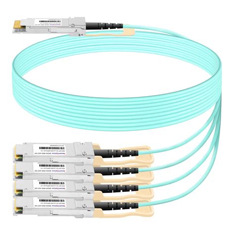 400G QSFP DD To 4x100G QSFP56 AOC 15 Meters AscentOptics