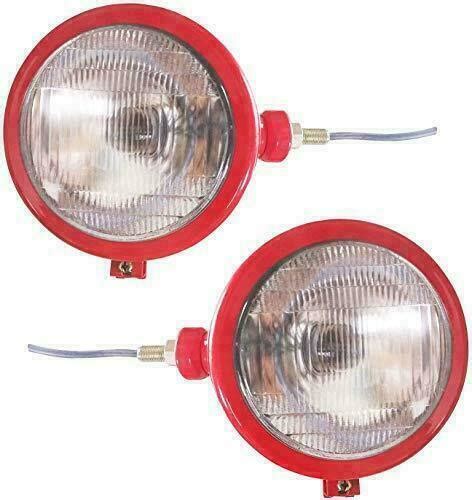 Ford Tractor 2n 8n 9n 310066f 12v Red Colorrhlh Head Lamp Lights For