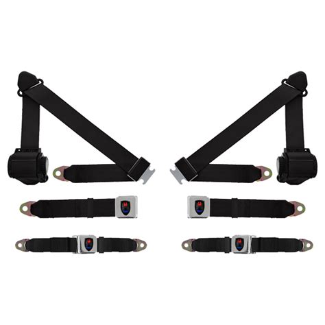 3 Point Retractable Lap And Shoulder Belt Kit Vwseatbeltkit1